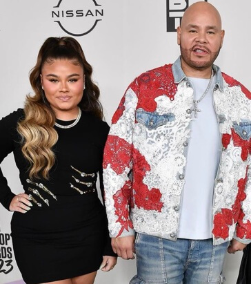 Azariah Cartagena with her father, Fat Joe.